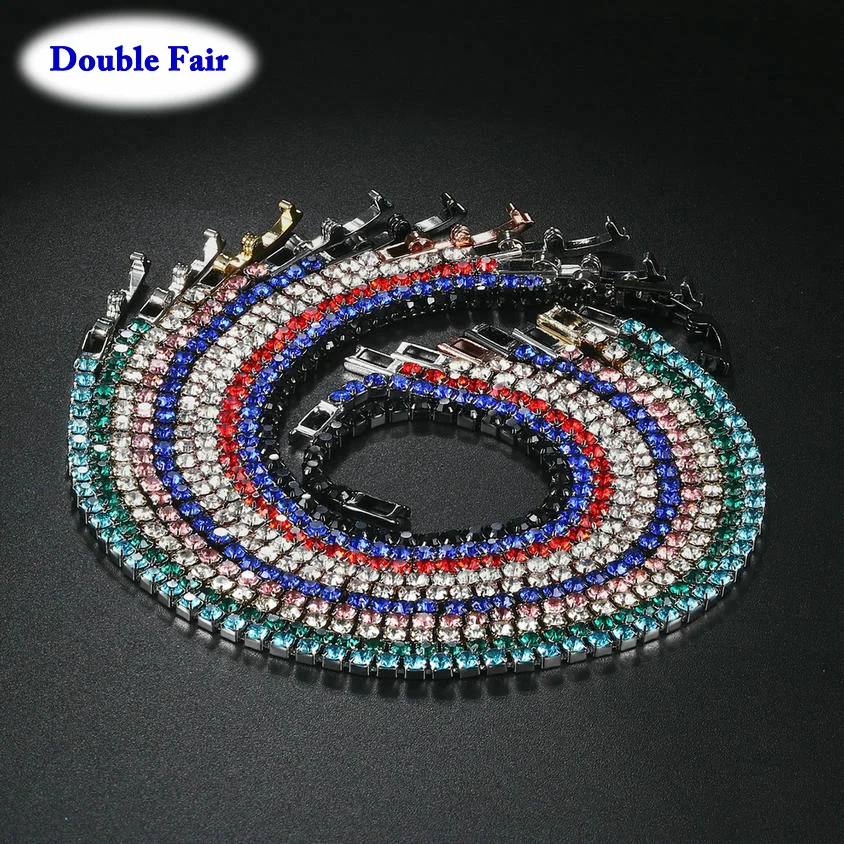 Fashion New 11 Colors Small Single-layer Cubic Zircon Crystal Chain Bracelets For Women Wedding Party Gift Jewelry Making KC128M
Fashion New 11 Colors Small Single-layer Cubic Zircon Crystal Chain Bracelets For Women Wedding Party Gift Jewelry Making KC128M