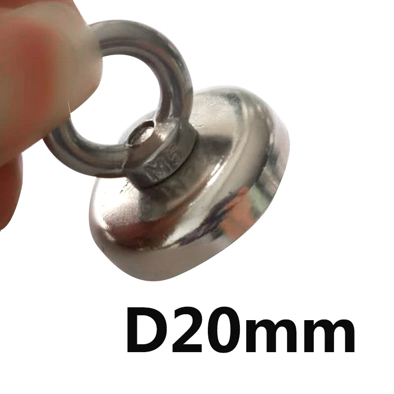 D20mm strong powerful round neodymium Magnet hook salvage magnet sea Fishing equipments Holder Pulling Mounting Pot with ring
D20mm strong powerful round neodymium Magnet hook salvage magnet sea Fishing equipments Holder Pulling Mounting Pot with ring
