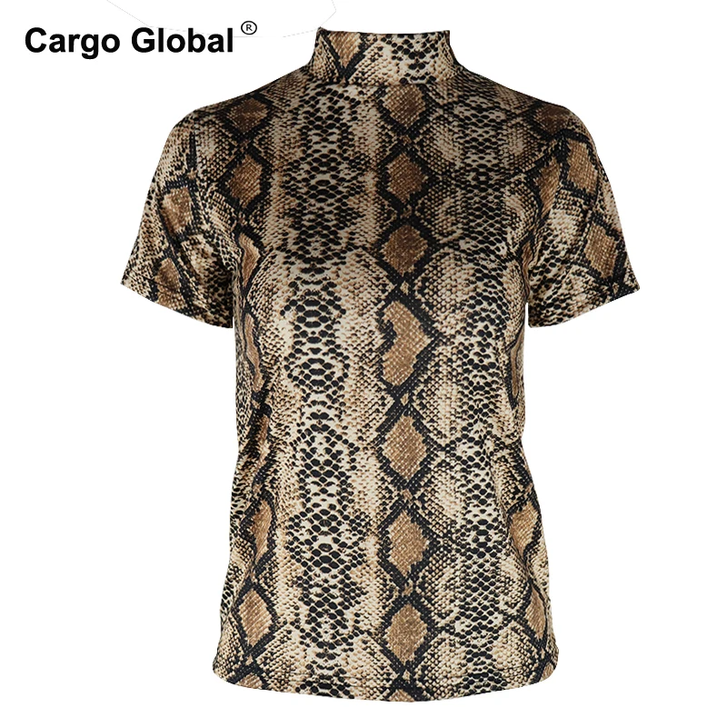Summer 2019 Ladies 3d Digital Printing Serpentine Printed T-Shirt Ladies'Short Sleeve Casual Bottoming Top Soft Fashion Tee
Summer 2019 Ladies 3d Digital Printing Serpentine Printed T-Shirt Ladies'Short Sleeve Casual Bottoming Top Soft Fashion Tee