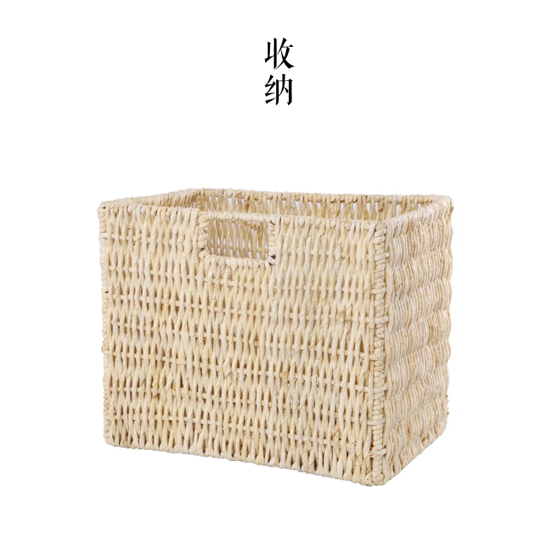 Japanese-style Desktop Storage basket remote pastoral knit magazine basket Storage basket can hang outdoor terrace hanging baske
Japanese-style Desktop Storage basket remote pastoral knit magazine basket Storage basket can hang outdoor terrace hanging baske