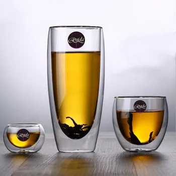 Brand 5 Size Lead-free Double Wall Handmade Glass Heat Resistant Tea Coffee Drink Cup Insulated Clear Glass Drinkware 
Brand 5 Size Lead-free Double Wall Handmade Glass Heat Resistant Tea Coffee Drink Cup Insulated Clear Glass Drinkware