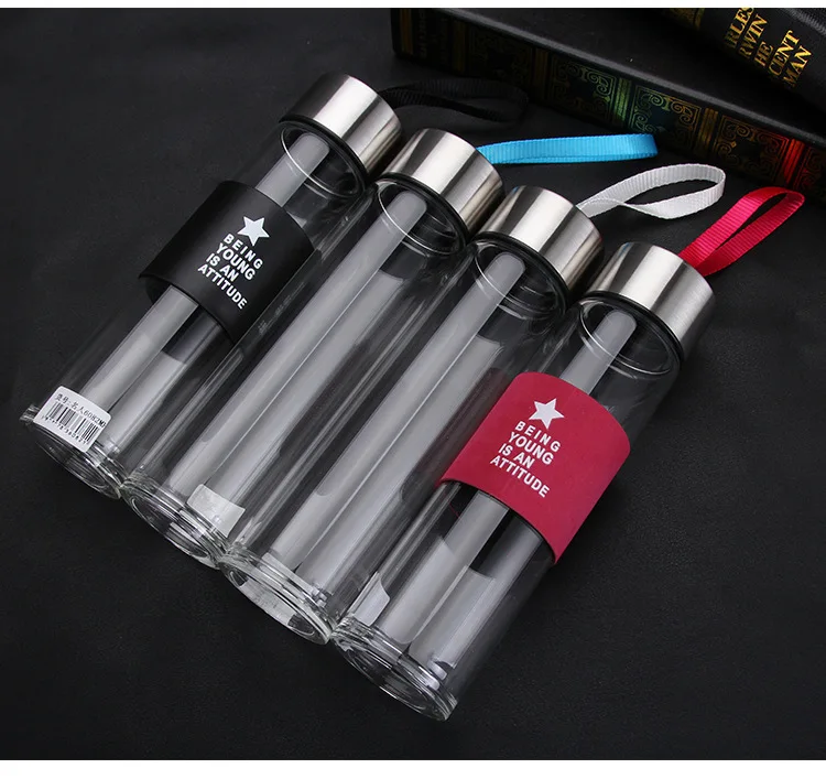 1PC 360ML Glass water bottle with tea infuser sports bootle travel bottles hot selling water bottle KD 1469
1PC 360ML Glass water bottle with tea infuser sports bootle travel bottles hot selling water bottle KD 1469