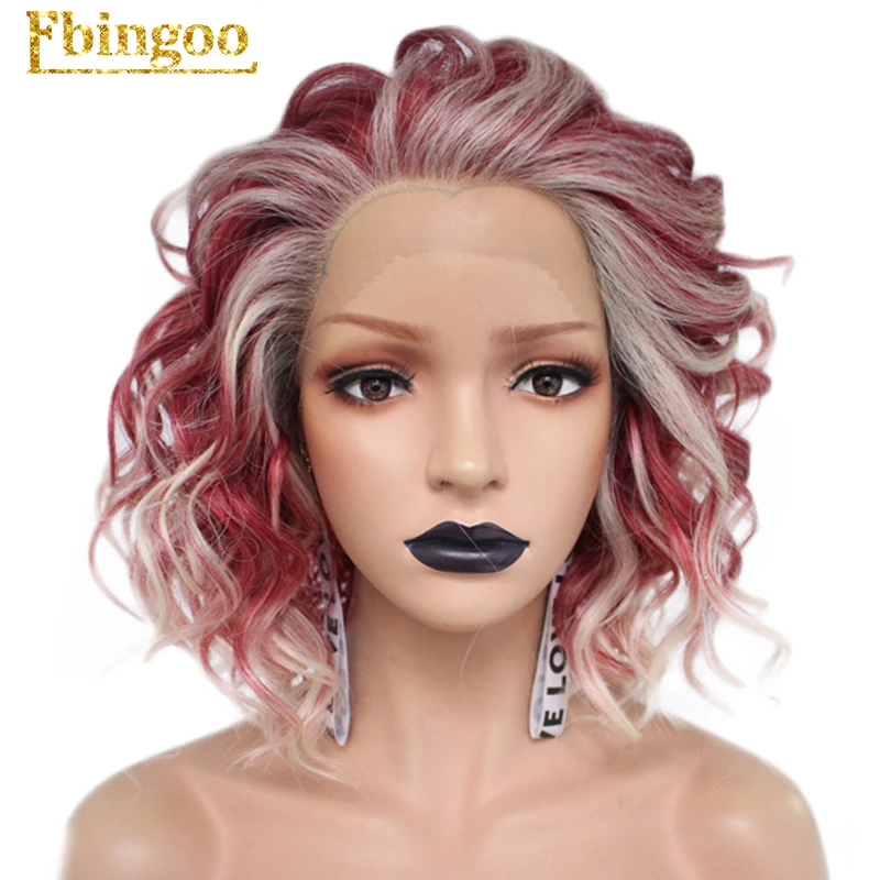 Ebingoo Brand New Platinum Blonde Red Wigs High Temperature Fiber Kanekalon Futura Fiber Short Wave Synthetic Lace Front Wig
Ebingoo Brand New Platinum Blonde Red Wigs High Temperature Fiber Kanekalon Futura Fiber Short Wave Synthetic Lace Front Wig