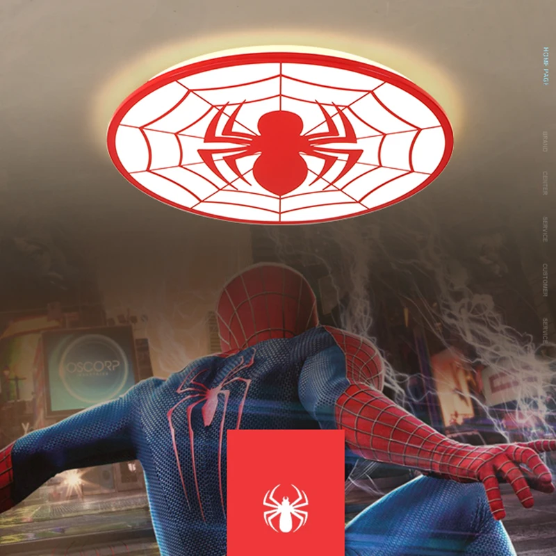 NEO Gleam Spiderman Red Color modern led ceiling lights For Study Room Children Kid's room Bedroom licht lampshade ceiling lamp
NEO Gleam Spiderman Red Color modern led ceiling lights For Study Room Children Kid's room Bedroom licht lampshade ceiling lamp