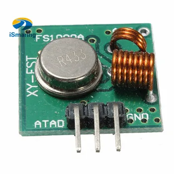Official iSmaring Wireless Receiver Module & Transmitter Module Board for Arduino Super Regeneration 315/433MHZ DC5V (ASK /OOK)
Official iSmaring Wireless Receiver Module & Transmitter Module Board for Arduino Super Regeneration 315/433MHZ DC5V (ASK /OOK)