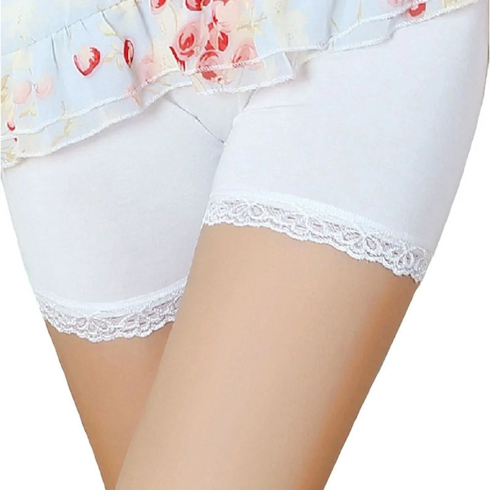 Mini Summer Solid Lingerie Lace Seamless Basic Pants Pantie Underwear Safety Short Shorts
Mini Summer Solid Lingerie Lace Seamless Basic Pants Pantie Underwear Safety Short Shorts