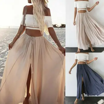 Summer Women's Chiffon Long Maxi Skirt Bohemian Boho Beach High Waist Skirts Summer Casual Ladies Girl Skirt
Summer Women's Chiffon Long Maxi Skirt Bohemian Boho Beach High Waist Skirts Summer Casual Ladies Girl Skirt