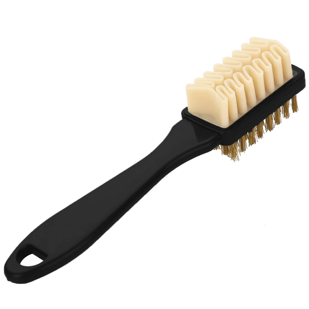 2-Sided Cleaning Brush Rubber Eraser Set Fit for Suede Nubuck Shoes Steel + plastic + rubber Boot Cleaner