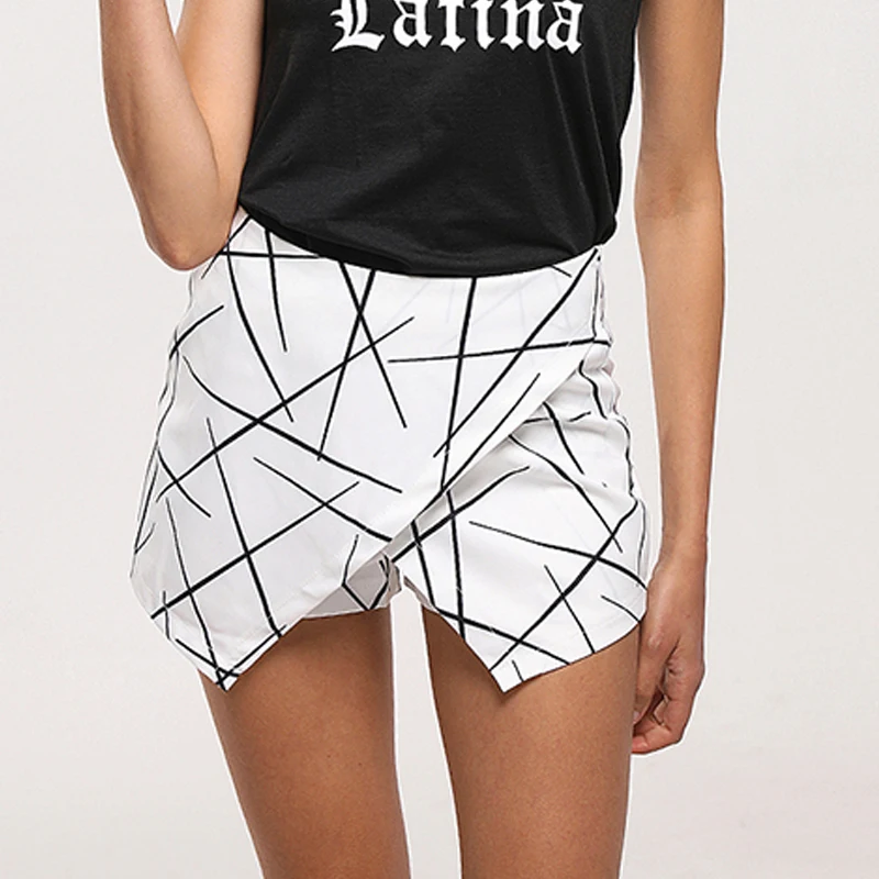 Geometry Printed Sexy Shorts Skirts OL Style Womens High Waist Wide Leg Casual Shorts Short Pants without Belt Summer
Geometry Printed Sexy Shorts Skirts OL Style Womens High Waist Wide Leg Casual Shorts Short Pants without Belt Summer
