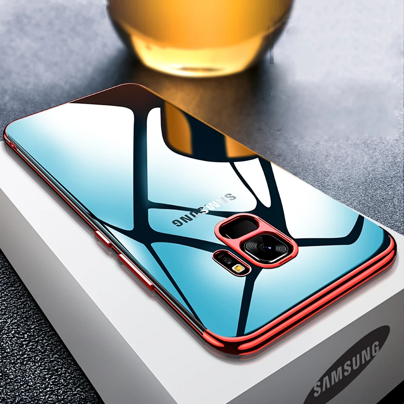 Luxury Soft Silicone plated Case For Samsung Galaxy Note 8 9 10 S8 S9 S10 Plus S10e S6 S7 edge Ultra Thin Transparent Cover TPU
Luxury Soft Silicone plated Case For Samsung Galaxy Note 8 9 10 S8 S9 S10 Plus S10e S6 S7 edge Ultra Thin Transparent Cover TPU