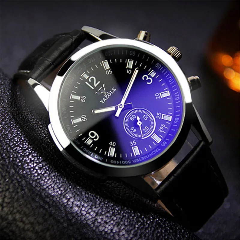 

YAZOLE Watches Men Luxury Brand Ceasuri Analog Stainless Steel Leather Casual Business Quartz Watches hodinky Relogio Masculino