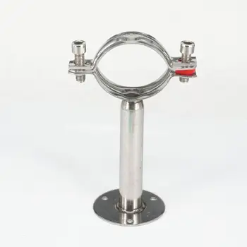 51mm 2" Stainless Steel Pipe Clamp Clip Support bracket with base plate Pole Length 100mm
51mm 2" Stainless Steel Pipe Clamp Clip Support bracket with base plate Pole Length 100mm