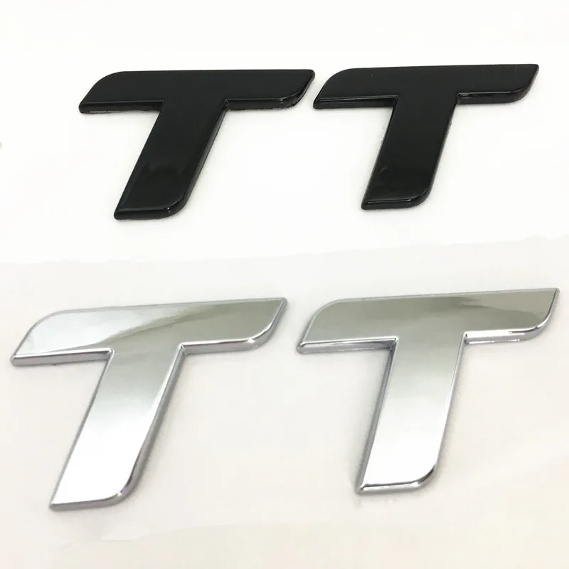 3D Silver or black ABS for TT Car styling letter trunk plated Words Decal Badge Emblem Sticker auto accessories
3D Silver or black ABS for TT Car styling letter trunk plated Words Decal Badge Emblem Sticker auto accessories