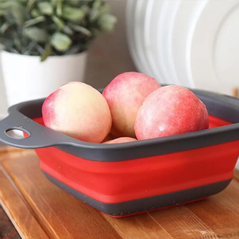 Square Shape Fruit Vegetable Washing Drainer Foldable Strainer Basket Collapsible Colander Sets Kitchen Filter Water Baskets
Square Shape Fruit Vegetable Washing Drainer Foldable Strainer Basket Collapsible Colander Sets Kitchen Filter Water Baskets
