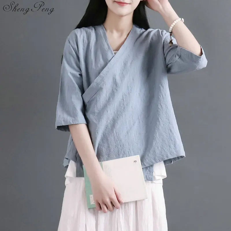 Traditional chinese clothing for women casual loose tops blouse chinese market online traditional chinese shirt top Q164
Traditional chinese clothing for women casual loose tops blouse chinese market online traditional chinese shirt top Q164