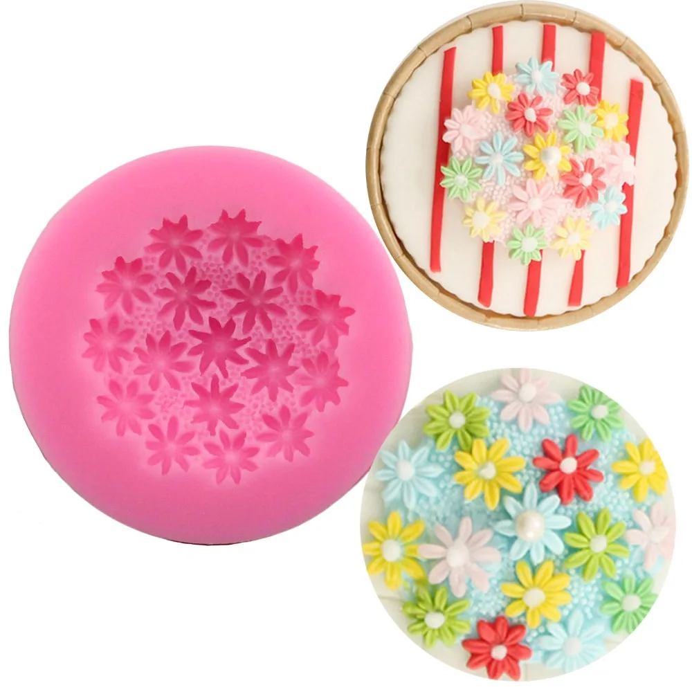 Small Flower Cluster Silicone Mold Fondant Cake Mold Chocolate Fudge Mold Baking Utensils
Small Flower Cluster Silicone Mold Fondant Cake Mold Chocolate Fudge Mold Baking Utensils