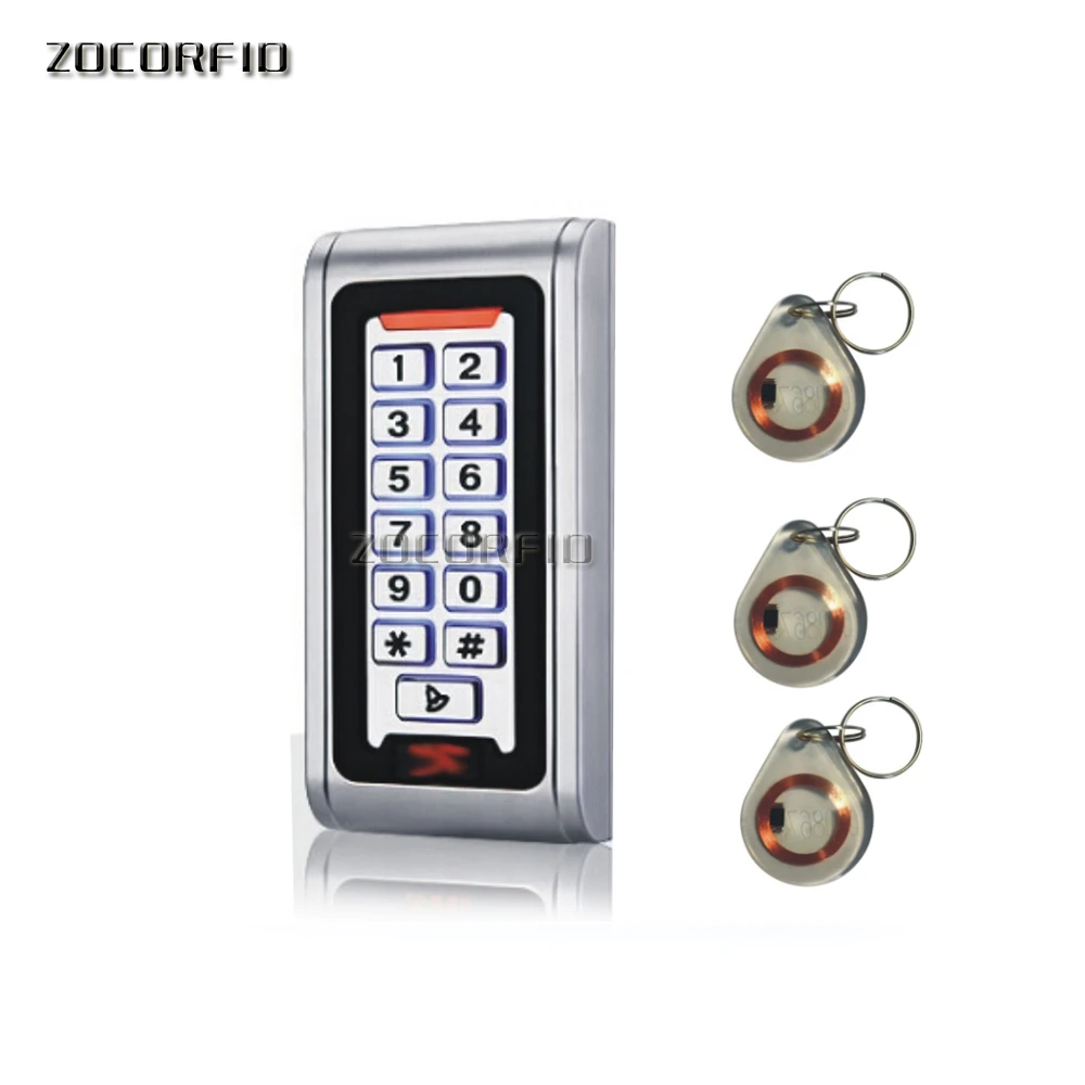 Waterproof metal shell RFID access control system, password + RFID,125KHZ/13.56MHZ DC12 -24 v wigan 26 port+10 pcs cards
Waterproof metal shell RFID access control system, password + RFID,125KHZ/13.56MHZ DC12 -24 v wigan 26 port+10 pcs cards
