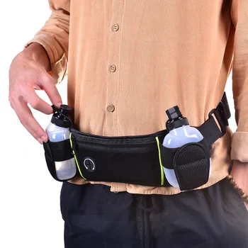 Running Belt Multifuntional Zipper Pockets Outdoor Sports Pockets Waist Bag for Running Hiking Cycling with Two Water Bottles
Running Belt Multifuntional Zipper Pockets Outdoor Sports Pockets Waist Bag for Running Hiking Cycling with Two Water Bottles