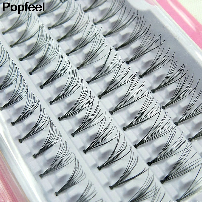 60pcs Makeup Individual Black False Eyelash Cluster Extension Set 8/10/12mm False Eye Lashes Makeup Tool
60pcs Makeup Individual Black False Eyelash Cluster Extension Set 8/10/12mm False Eye Lashes Makeup Tool