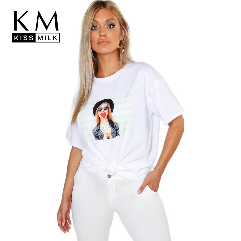 Kissmilk Plus Size Women Clothes Personality Street Style Avatar Print Youth Round Neck Short-sleeved T-shirt
Kissmilk Plus Size Women Clothes Personality Street Style Avatar Print Youth Round Neck Short-sleeved T-shirt