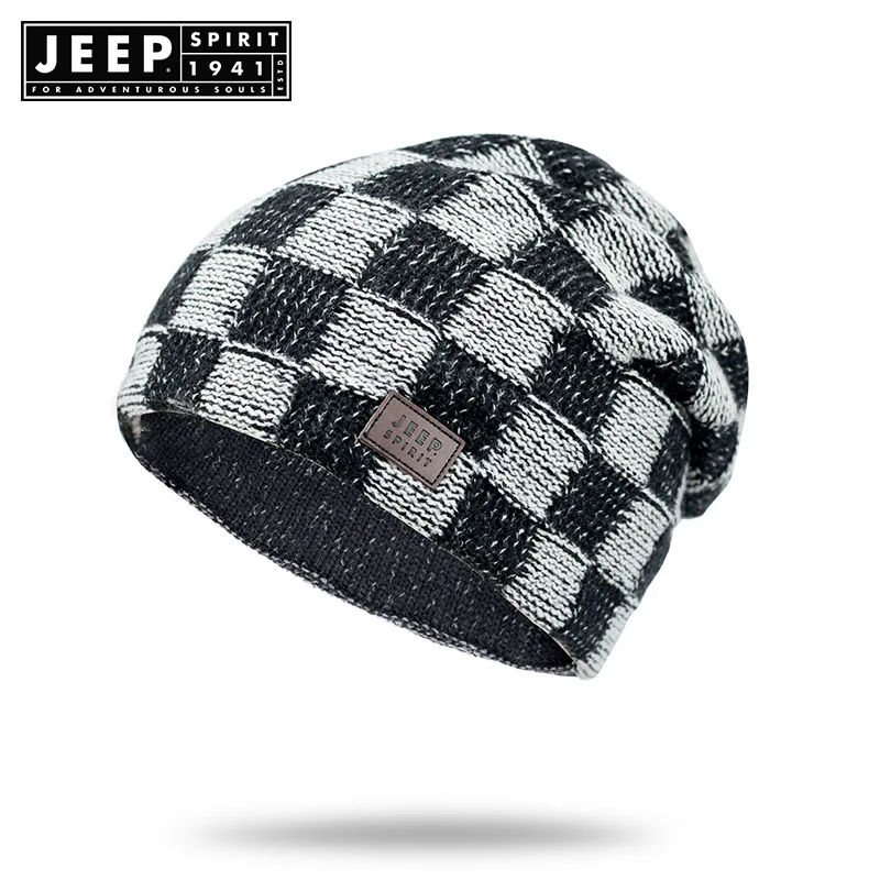 JEEP SPIRIT Brand New Design Beanie Cap Men Autumn Winter Cotton Knitted Warm Caps Contrast Color Hats gorro invierno hombre
JEEP SPIRIT Brand New Design Beanie Cap Men Autumn Winter Cotton Knitted Warm Caps Contrast Color Hats gorro invierno hombre
