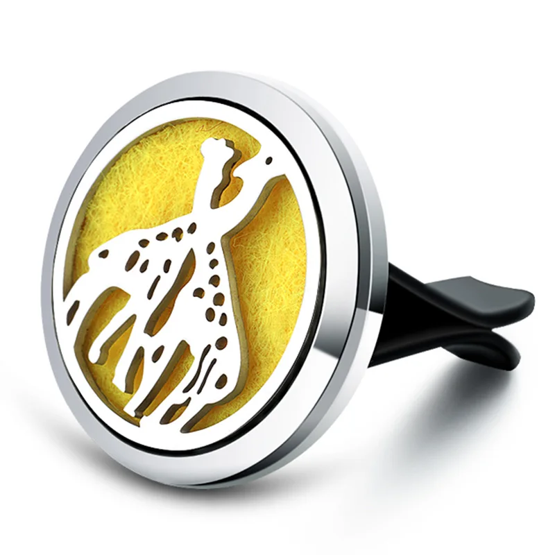 2015 Giraffe Car Aromatherapy Diffuser Stainless Steel Car Air Freshener Car Clip Perfume Essential Oil Diffuser Lockets Jewelry
2015 Giraffe Car Aromatherapy Diffuser Stainless Steel Car Air Freshener Car Clip Perfume Essential Oil Diffuser Lockets Jewelry