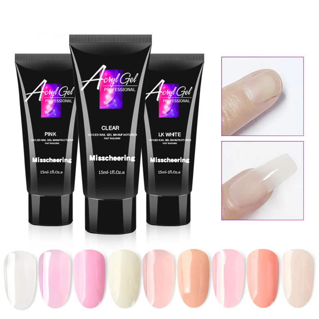 Crystal Clear Quick UV Builder Nail Extend Glue Painless Manicure Gel Nail Art Extension UV Builder
Crystal Clear Quick UV Builder Nail Extend Glue Painless Manicure Gel Nail Art Extension UV Builder