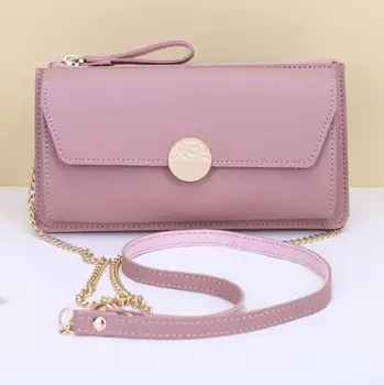 Fashionable pu chain lady hand purse new zipper cross body bag multi-functional mobile phone bag wallet billetera mujer purse
Fashionable pu chain lady hand purse new zipper cross body bag multi-functional mobile phone bag wallet billetera mujer purse