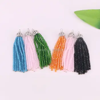 10Pcs Mix Color Crystal Beaded Tassel Pendants Paved CZ Crown Caps Bohemia Tassels Jewelry For Women
10Pcs Mix Color Crystal Beaded Tassel Pendants Paved CZ Crown Caps Bohemia Tassels Jewelry For Women