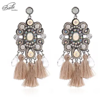 Badu Women Ceramic Earring Big Statement Long Fringed Ethnic Colorful Earrings Fashion Jewelry Gift for Women
Badu Women Ceramic Earring Big Statement Long Fringed Ethnic Colorful Earrings Fashion Jewelry Gift for Women