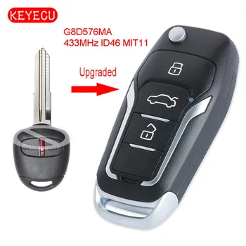 Keyecu Upgraded Flip Remote Car Key Fob 433MHz ID46 Chip for Mitsubishi Outlander 2006 - 2015 FCC ID: OUCG8D-576M-A
Keyecu Upgraded Flip Remote Car Key Fob 433MHz ID46 Chip for Mitsubishi Outlander 2006 - 2015 FCC ID: OUCG8D-576M-A