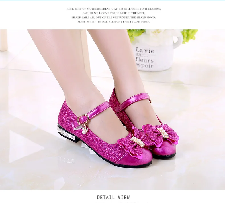 New 2018 Children Princess Shoes Girls Sequins Girls Wedding Party Kids Dress Shoes for Girls Pink / Rose Red/ Gold School Shoes
New 2018 Children Princess Shoes Girls Sequins Girls Wedding Party Kids Dress Shoes for Girls Pink / Rose Red/ Gold School Shoes
