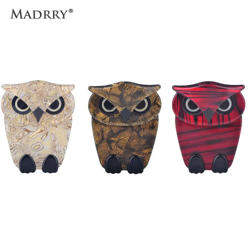 Madrry Fashion Owl Brooches Acrylic Jewelry Brooch Pins Women Men Suit Sweater Coat Clips Animal Accessories Kids Birthday Gifts
Madrry Fashion Owl Brooches Acrylic Jewelry Brooch Pins Women Men Suit Sweater Coat Clips Animal Accessories Kids Birthday Gifts