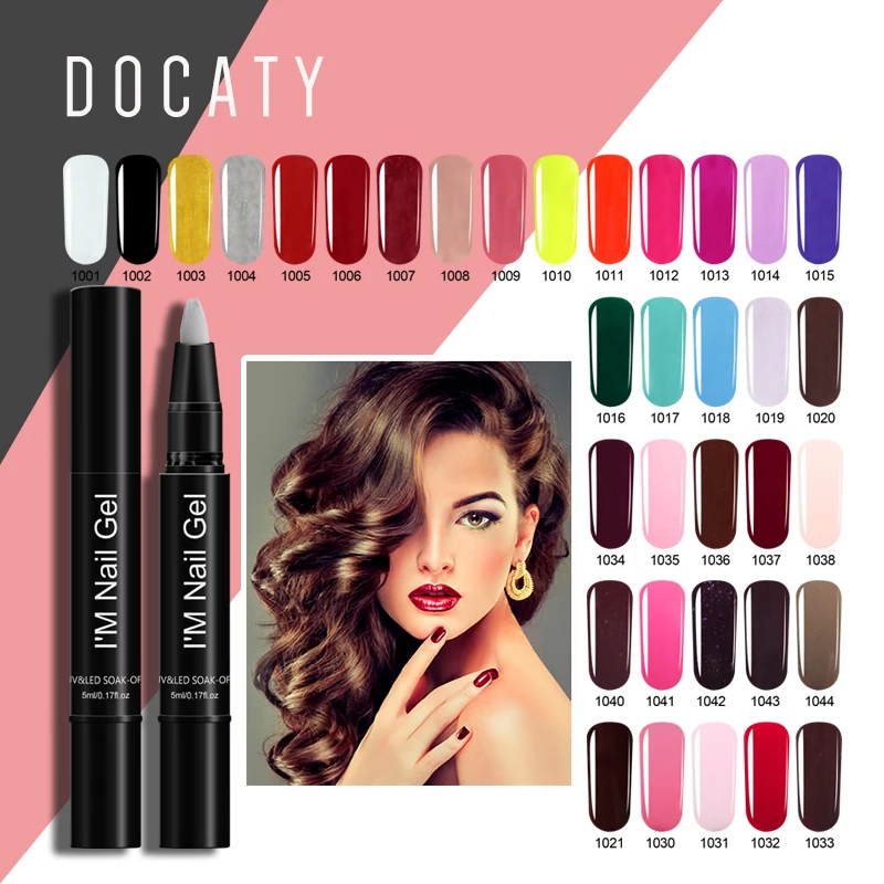 Docaty Nail Pen Pure 35 Colors UV Gel Nail Polish Soak Off Lucky Lacquer Primer Hybrid Varnish Nail Gel Enamel Painting
Docaty Nail Pen Pure 35 Colors UV Gel Nail Polish Soak Off Lucky Lacquer Primer Hybrid Varnish Nail Gel Enamel Painting
