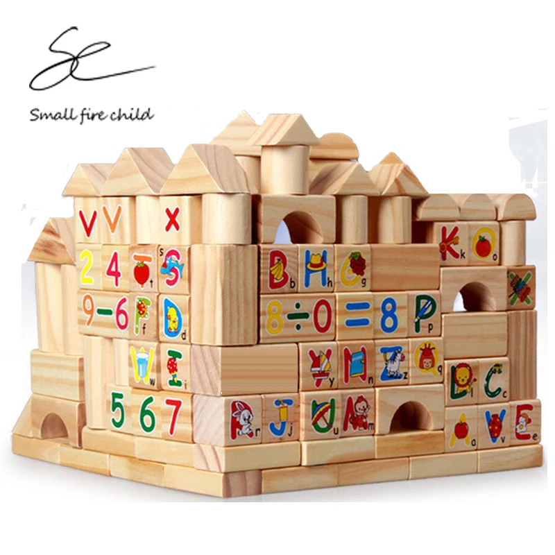 New wood color 100Pcs / sets of alphanumeric toy building blocks to fight children's educational learning educational toys ride
New wood color 100Pcs / sets of alphanumeric toy building blocks to fight children's educational learning educational toys ride