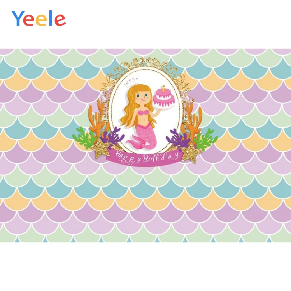Mermaid Fish Scale Cake Baby Children Birthday Party Photography Backdrop Custom Vinyl Photographic Background For Photo Studio
Mermaid Fish Scale Cake Baby Children Birthday Party Photography Backdrop Custom Vinyl Photographic Background For Photo Studio