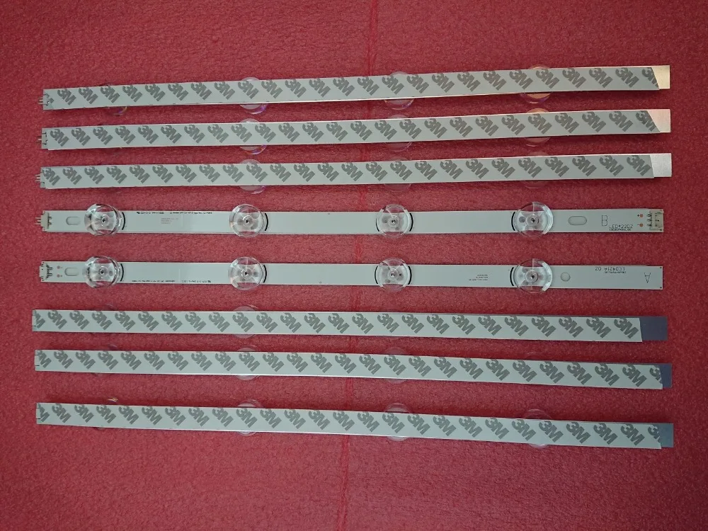 New 10set=80pcs LED strip bar For LG 40LF630V 40LF6300 40LF570V SVL400 40LH5300 INNOTEK DRT 4.0 3.0 40 inch A B 6916L-0885A
New 10set=80pcs LED strip bar For LG 40LF630V 40LF6300 40LF570V SVL400 40LH5300 INNOTEK DRT 4.0 3.0 40 inch A B 6916L-0885A