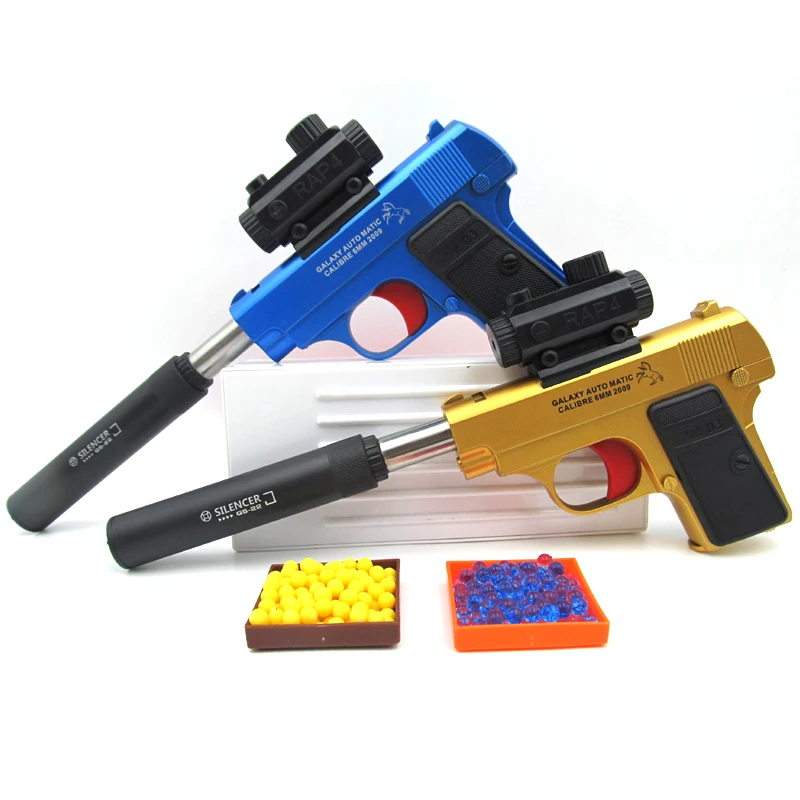 

Mini Toy Guns Kids Outdoor Fun Game Shooter Toy Christmas Gift Air Pistol Can Emit Soft Bullets and Water Bomb Best Gift For Boy