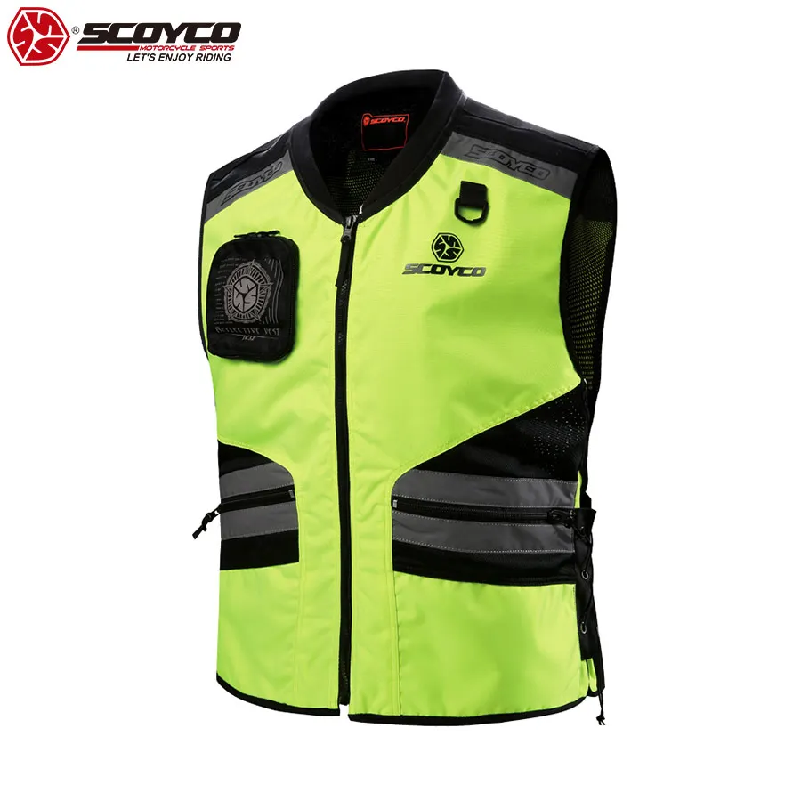 SCOYCO Adjustable Motorcycle High Visibility Jackets Multi-pocket Design CyclingJersey Reflective Protective Vest Clothing JK32
SCOYCO Adjustable Motorcycle High Visibility Jackets Multi-pocket Design CyclingJersey Reflective Protective Vest Clothing JK32