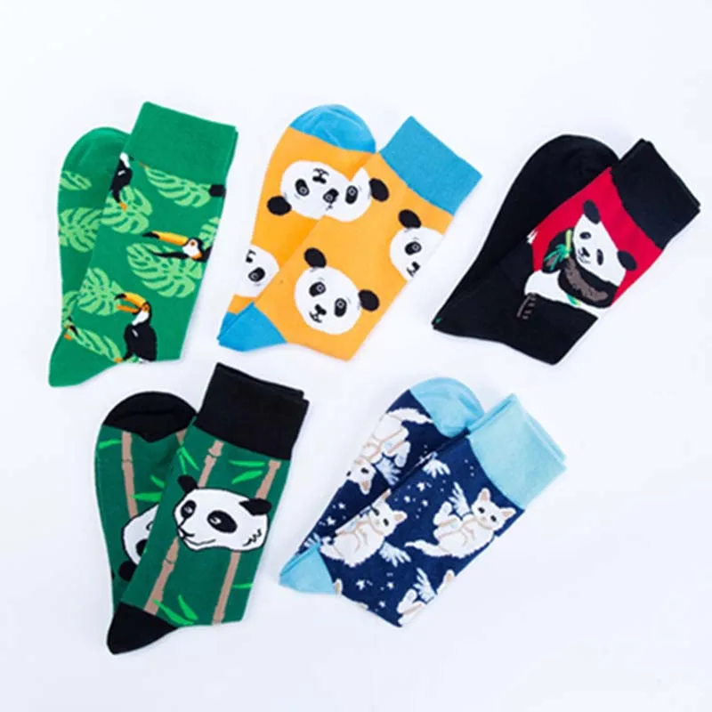 Skateboard Fashion Animal Rhinoceros Bird Panda Men's Socks Europe USA Hip Hop Street Crew Funny Socks
Skateboard Fashion Animal Rhinoceros Bird Panda Men's Socks Europe USA Hip Hop Street Crew Funny Socks