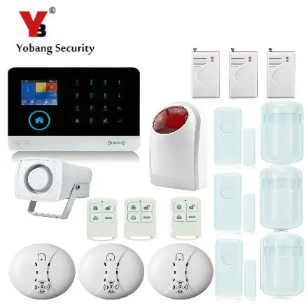 YoBang Security Touch Screen WIFI GSM GPRS RFID Home Security Alarm System Android IOS APP Control WIFI Smoke Fire Detector.
YoBang Security Touch Screen WIFI GSM GPRS RFID Home Security Alarm System Android IOS APP Control WIFI Smoke Fire Detector.