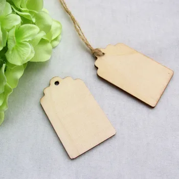 200pcs Wooden Gift Tag Scallop shape Plain Wood Hang Tag Party Deco Wood Cards with Jute Strings 65*37mm
200pcs Wooden Gift Tag Scallop shape Plain Wood Hang Tag Party Deco Wood Cards with Jute Strings 65*37mm