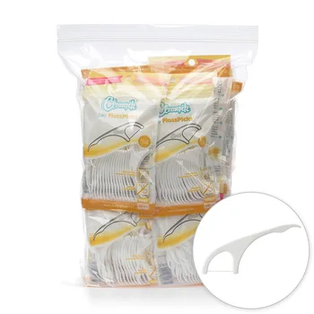 Dental Flosser Round thin solid line, thin curved flat end can be used as toothpick 50 Pieces/ bag*10
Dental Flosser Round thin solid line, thin curved flat end can be used as toothpick 50 Pieces/ bag*10