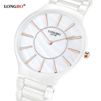 LONGBO Brand Luxury Fashion Casual Quartz Ceramic Watches relojes mujer Men Wristwatch Clock 6075
LONGBO Brand Luxury Fashion Casual Quartz Ceramic Watches relojes mujer Men Wristwatch Clock 6075