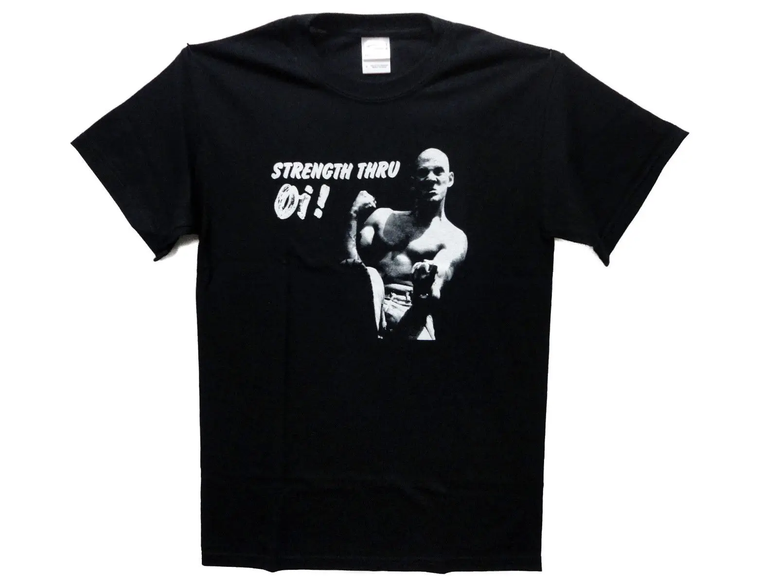 Cotton Tee Shirts Short Sleeve Tops Strength Thru Oi Black T-Shirt Skinhead Punk Mod S-3Xxl Hand Printed Hemd Funny T Shirt
Cotton Tee Shirts Short Sleeve Tops Strength Thru Oi Black T-Shirt Skinhead Punk Mod S-3Xxl Hand Printed Hemd Funny T Shirt