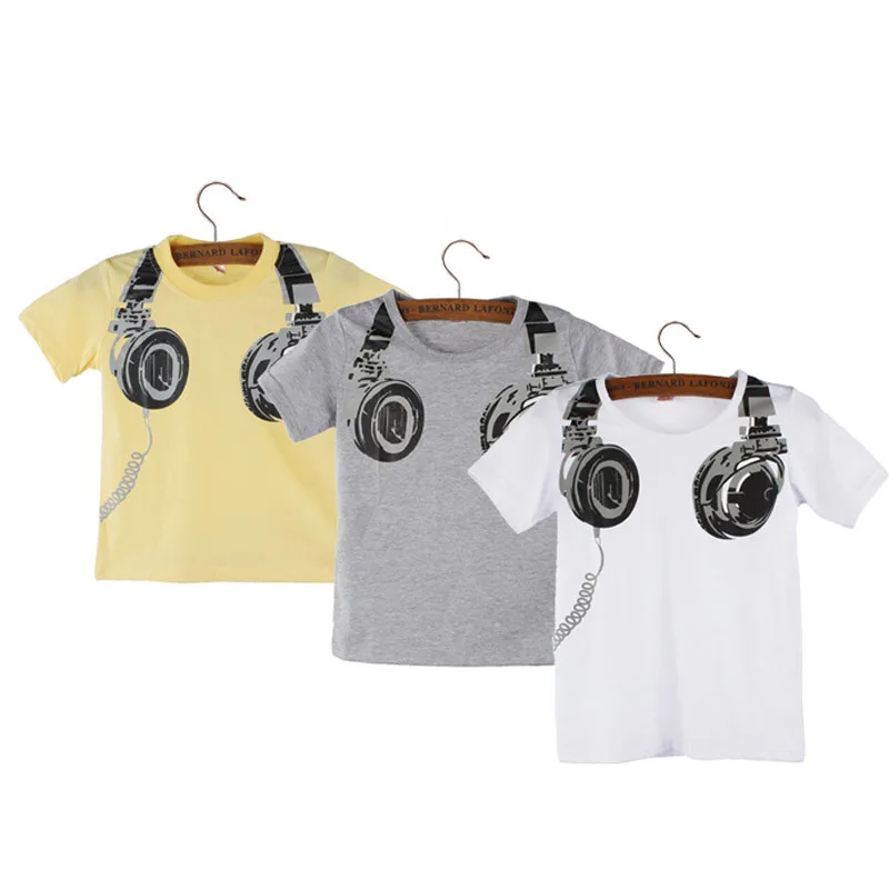 Boy Kids Summer Cotton Short Sleeve T-Shirts Cartoon Headphone Printed Boy Tops Children Kids T Shirt For Boy Tees Clothes
Boy Kids Summer Cotton Short Sleeve T-Shirts Cartoon Headphone Printed Boy Tops Children Kids T Shirt For Boy Tees Clothes