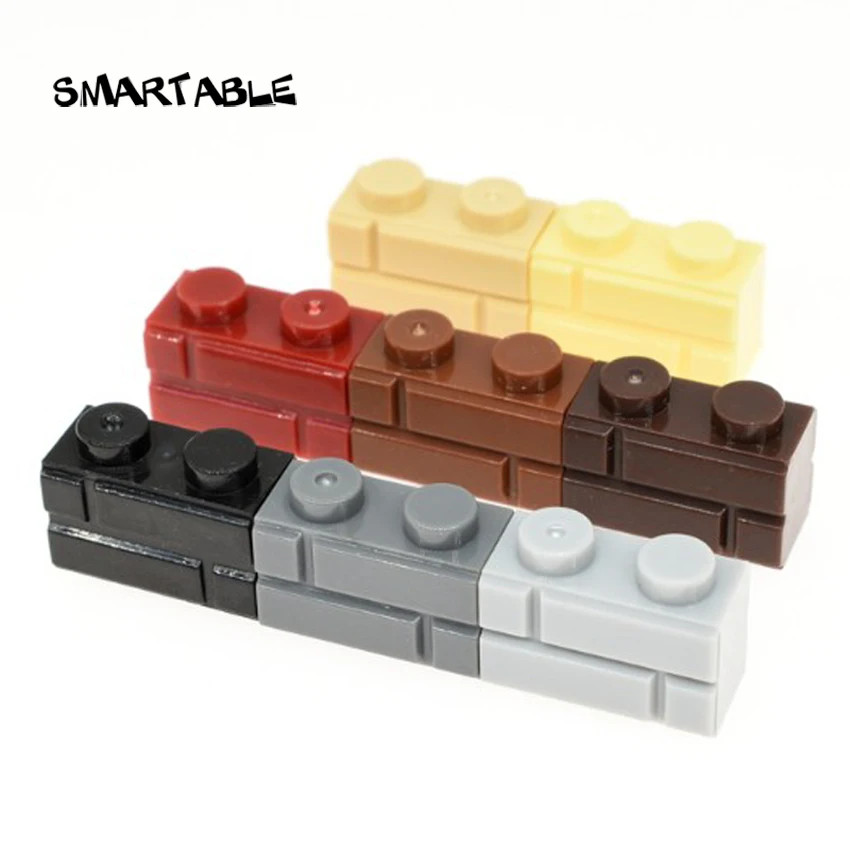 Smartable Brick 1x2 With Masonry Profile For Wall Building Blocks MOC Parts DIY Toys Compatible 98283 City Toy 80pcs/lot
Smartable Brick 1x2 With Masonry Profile For Wall Building Blocks MOC Parts DIY Toys Compatible 98283 City Toy 80pcs/lot
