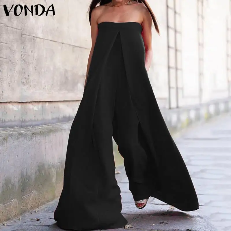 VONDA Women Sexy Off Shoulder Jumpusits Summer Romper 2019 Party Playsuit Casual Harem Pants Macacao Feminino Plus Size Overalls
VONDA Women Sexy Off Shoulder Jumpusits Summer Romper 2019 Party Playsuit Casual Harem Pants Macacao Feminino Plus Size Overalls