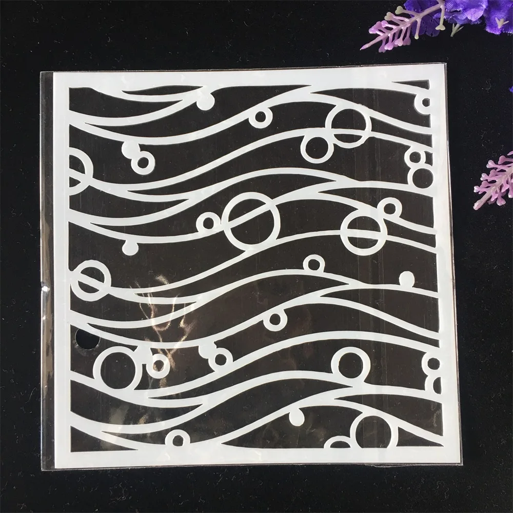 1Pcs 13cm Sea Water DIY Craft Layering Stencils Wall Painting Scrapbooking Stamping Embossing Album Card Template
1Pcs 13cm Sea Water DIY Craft Layering Stencils Wall Painting Scrapbooking Stamping Embossing Album Card Template