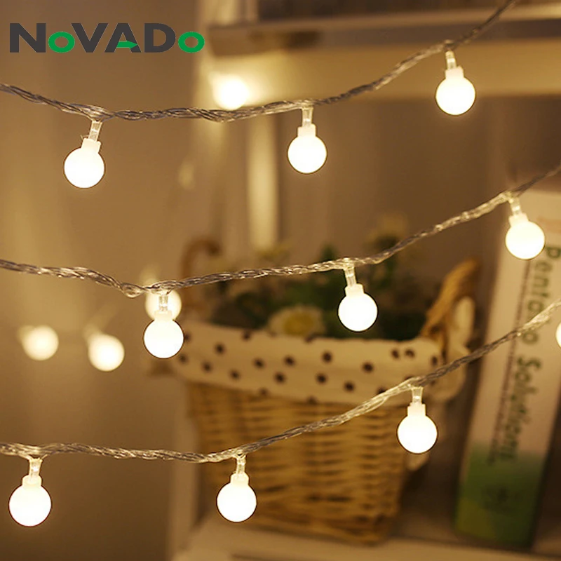 1.5M/3M Garland Xmas LED Ball String Light AA Battery Operated 10 20 LED Fairy Lights For Christmas Tree Wedding Party Decor
1.5M/3M Garland Xmas LED Ball String Light AA Battery Operated 10 20 LED Fairy Lights For Christmas Tree Wedding Party Decor